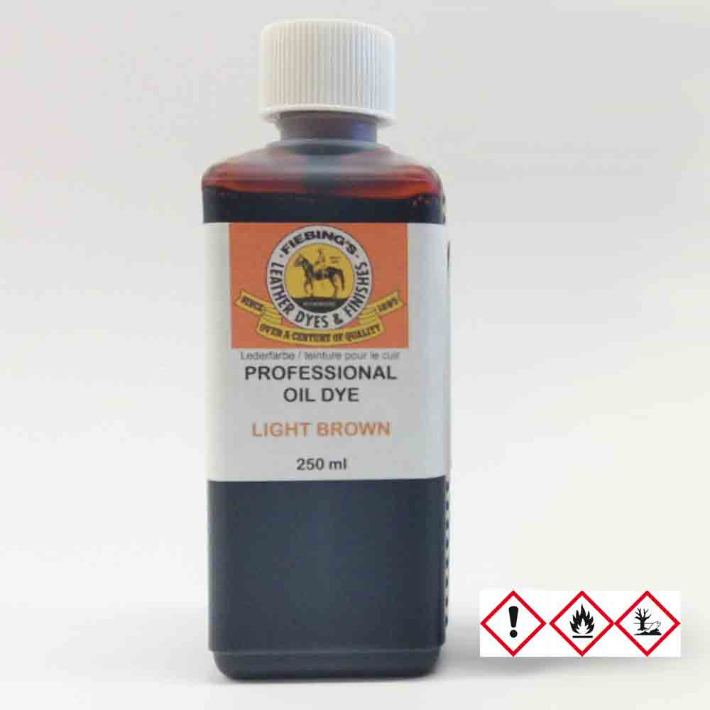Fiebing's Professional Oil Dye  LIGHT BROWN 250 ml Hellbraun